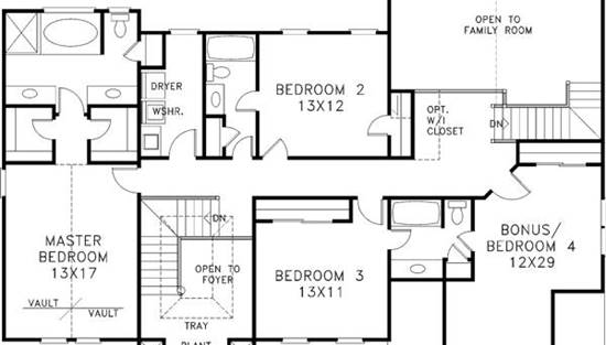 Upper Level Floorplan